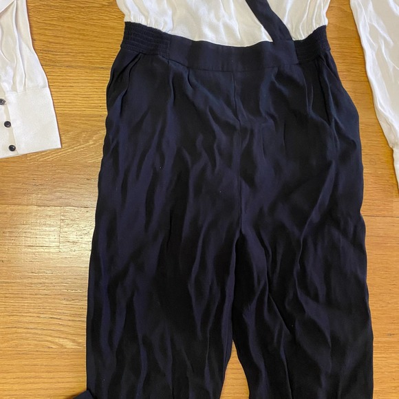 Cynthia Vincent Twelfth Street Minimalist Preppy Career Modest Jumpsuit S - Picture 6 of 8